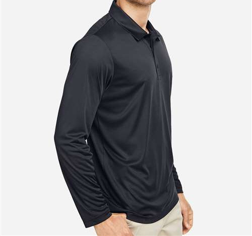 Men'S Zone Performance Long Sleeve Polo view 2
