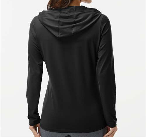 Women'S Performance Hooded Pullover in Black