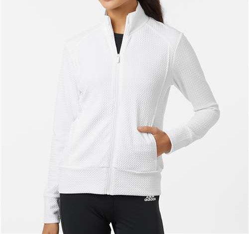 Women'S Ultimate365 Textured Full-Zip Jacket in White