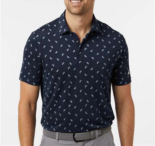 Men's Ultimate365 Mesh Print Polo