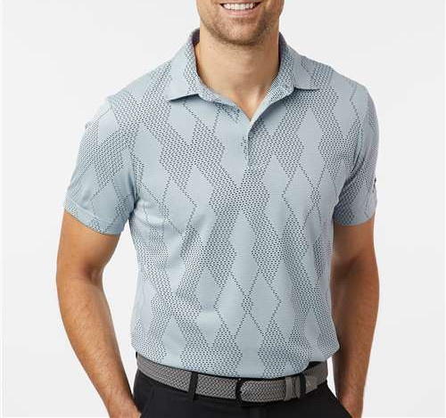 Men'S Ultimate365 Textured Polo in Wonder Blue