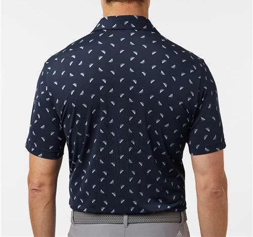 Men'S Ultimate365 Mesh Print Polo view 3
