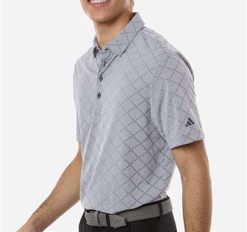 Men'S Ultimate365 Jacquard Polo in Collegiate Navy/ White