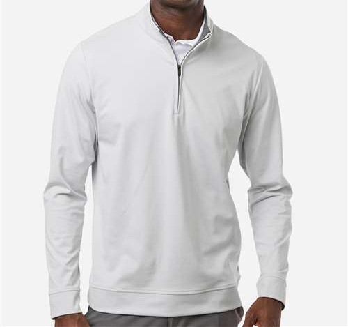Men'S Ultimate365 Classic Quarter-Zip Pullover in Clear Grey