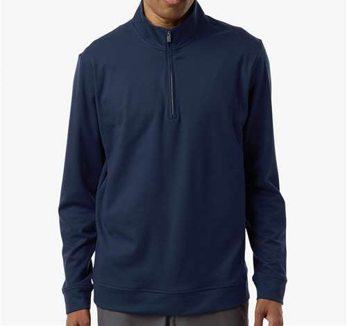 Men'S Ultimate365 Classic Quarter-Zip Pullover in Collegiate Navy