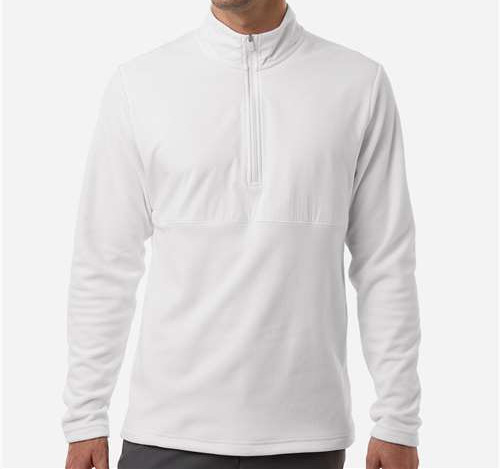 Men'S Ultimate365 Cozy Quarter-Zip Pullover in White