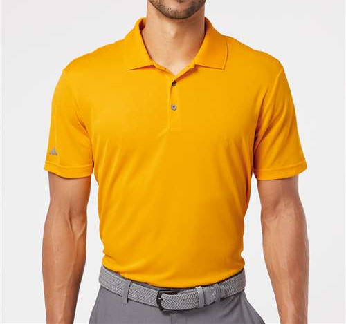 Men'S Performance Polo in Collegiate Gold