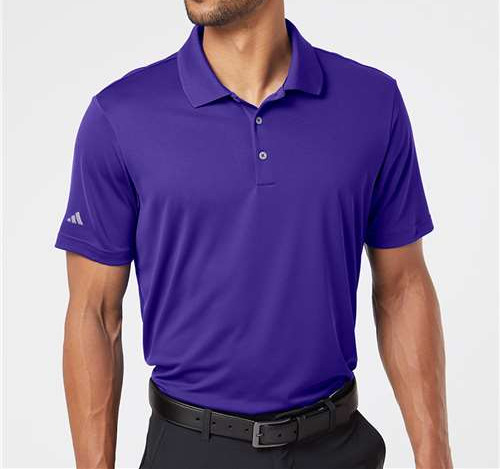 Men'S Performance Polo in Collegiate Purple
