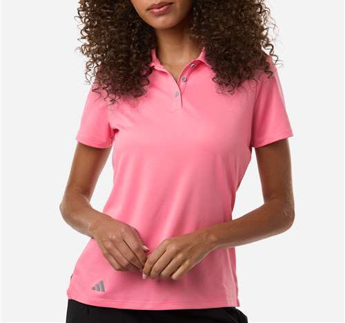 Women'S Performance Polo in Bliss Pink