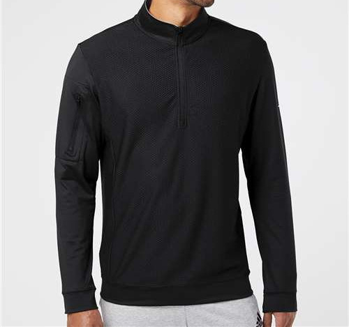 Men's Textured Quarter-Zip Pullover