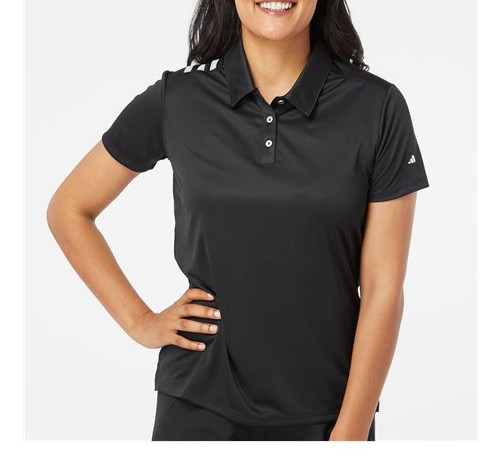 Women's 3-Stripes Shoulder Polo