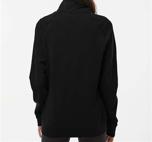 Youth Performance Quarter-Zip Pullover in Black