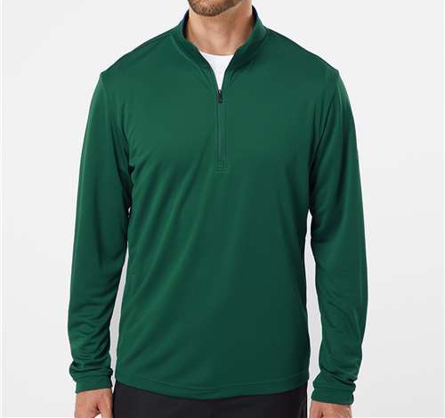 Men'S Ultimate365 Lightweight Quarter-Zip Pullover in Collegiate Green