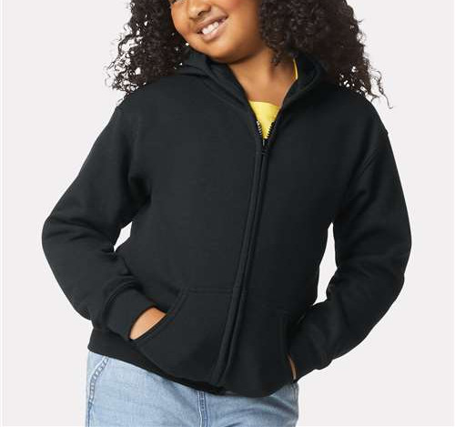 Youth Heavy Blend™ Full-Zip Hooded Sweatshirt