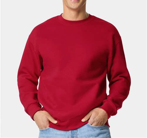 Unisex Hammer™ Maxweight Crewneck Sweatshirt in Cherry Red