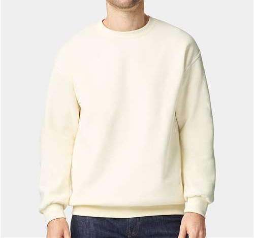Unisex Hammer™ Maxweight Crewneck Sweatshirt in Off White