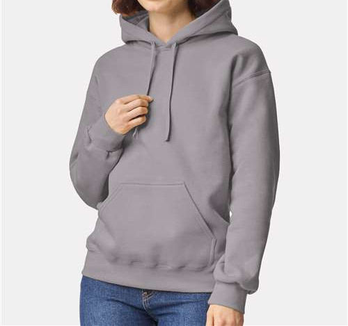 Unisex Hammer™ Maxweight Hooded Sweatshirt in Gravel