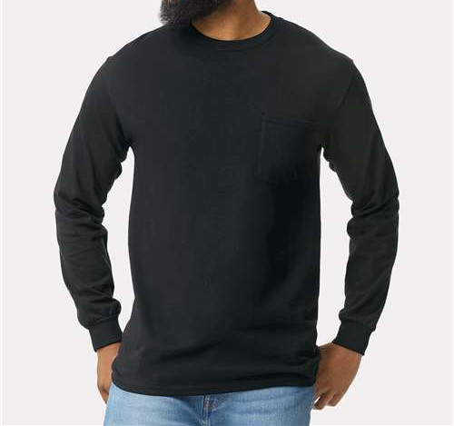 Unisex Ultra Cotton® Long Sleeve Pocket T-Shirt