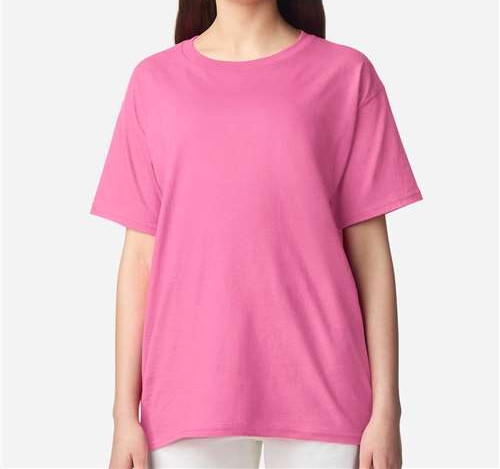 Youth Light Cotton T-Shirt in Azalea