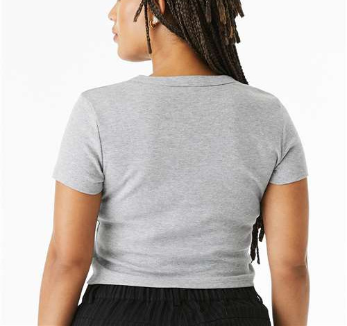 Women'S Micro Rib Baby Tee view 3