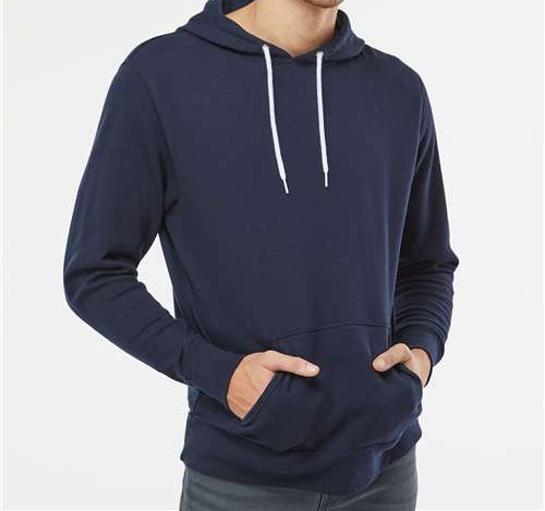 Unisex Lightweight Hooded Sweatshirt in Classic Navy