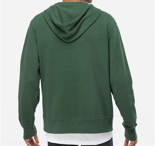 Unisex Lightweight Full-Zip Hooded Sweatshirt view 3