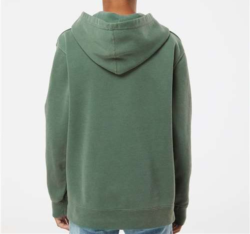 Youth Midweight Pigment-Dyed Hooded Sweatshirt view 3