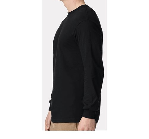 Unisex Heavyweight Cotton Long Sleeve Tee view 2