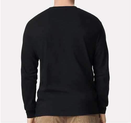 Unisex Heavyweight Cotton Long Sleeve Tee view 3