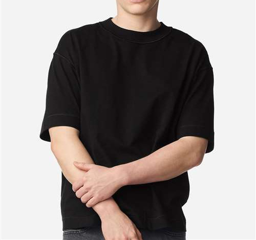 Unisex Heavyweight Cotton Mid-Length Tee
