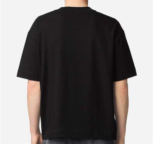 Unisex Heavyweight Cotton Mid-Length Tee view 3