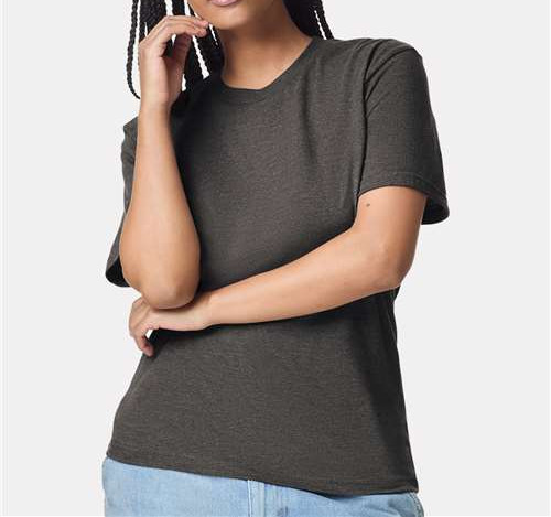 Unisex Cvc Tee in Heather Asphalt