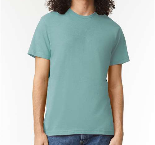 Unisex Cvc Tee in Heather Arctic