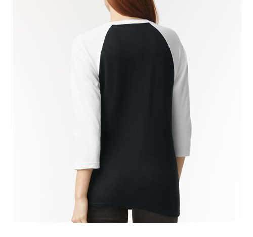Unisex Cvc Three-Quarter Sleeve Tee view 3