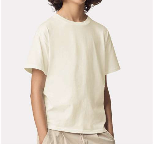 Youth Fine Jersey Tee in Cream