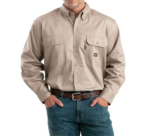 Men'S Flame-Resistant Button-Down Work Shirt view 2