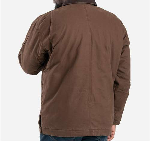 Men'S Highland Washed Chore Jacket in Bark