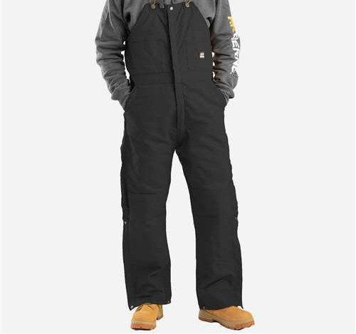 Men'S Heritage Insulated Bib Overall in Black