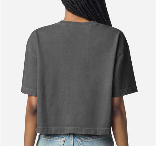 Women'S Garment-Dyed Heavyweight Cropped Tee view 3