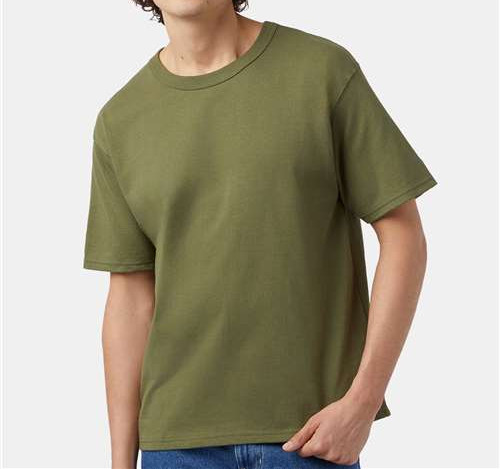 Unisex Heritage Jersey T-Shirt in Fresh Olive