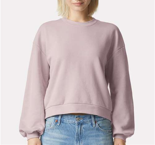 Women'S Reflex Fleece Crewneck Sweatshirt in Blush
