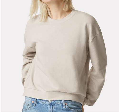 Women'S Reflex Fleece Crewneck Sweatshirt in Bone