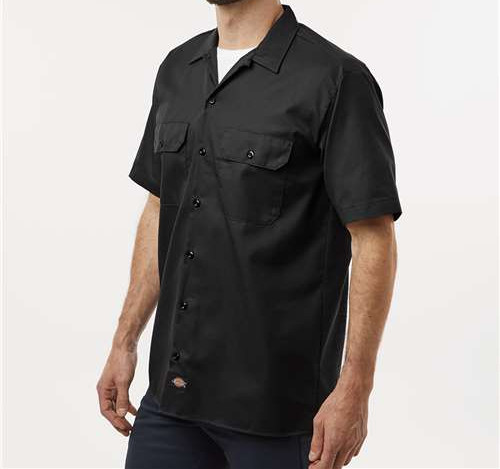 Men'S Tall Short Sleeve Work Shirt view 2