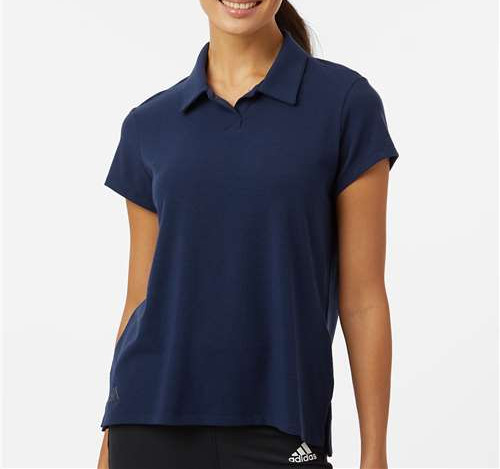 Women'S Blended Polo in Solid Collegiate Navy