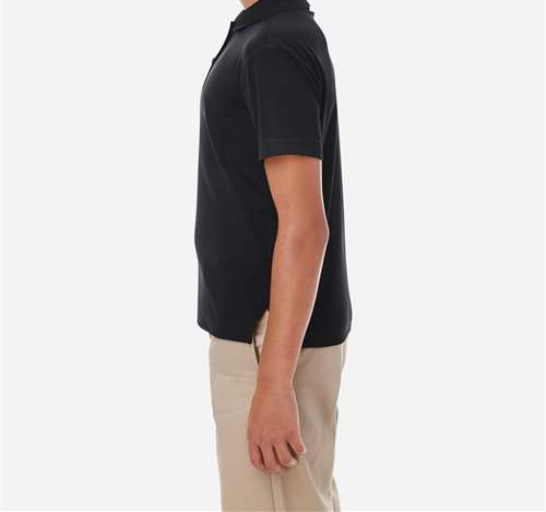 Youth Origin Performance Piqué Polo in Black