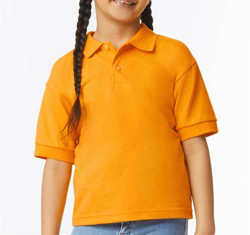 Youth Dryblend® Jersey Polo in Gold