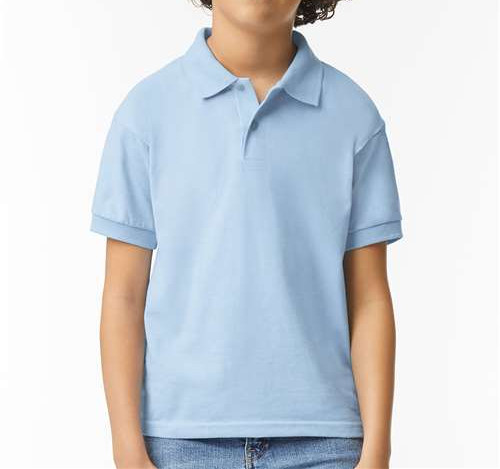 Youth Dryblend® Jersey Polo in Light Blue