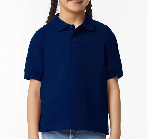 Youth Dryblend® Jersey Polo in Navy