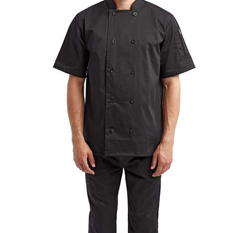 Unisex Short Sleeve Recycled Chef Coat
