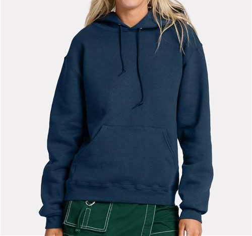 Unisex Rugged Hooded Sweatshirt in Washed Navy